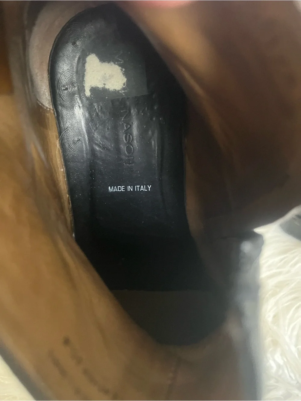 Mark Nason Black Leather Chukka Boots with Side Zip